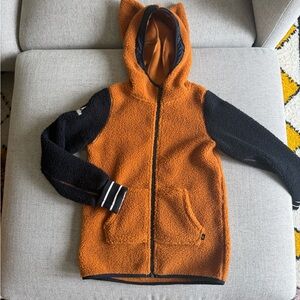 Kids fox fleece jacket